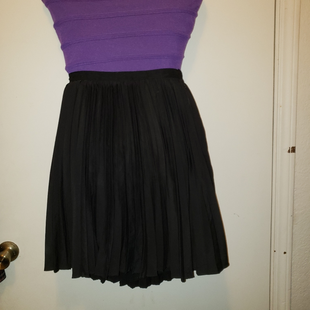 Jason Wu pleated black skirt